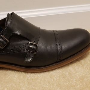 Men's DOCKERS MONK STRAP LEATHER SHOES SIZE 13
